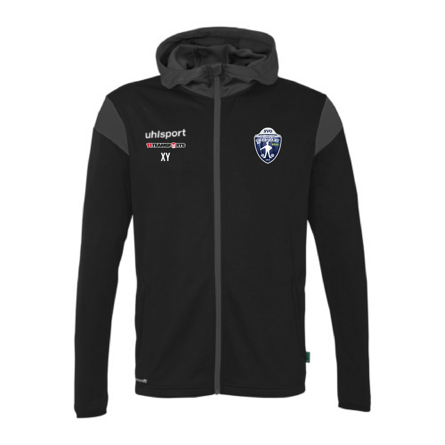 Uhlsport Squad 27 Track Hood Jacke Schwarz Kinder SV Oberwart
