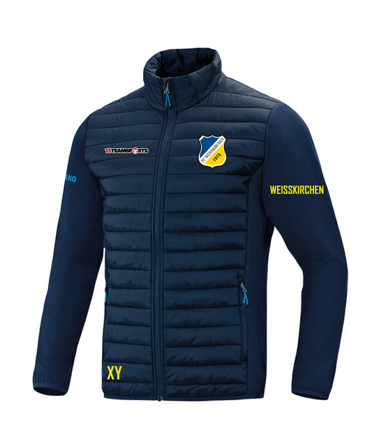 JAKO Hybridjacke Premium Blau FC Weißkirchen