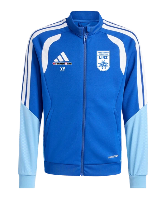 ADIDAS Tiro 26 Trainingsjacke Kids Blau Union Edlweiß Linz