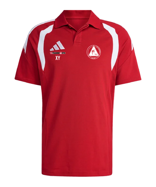 ADIDAS Tiro 26 League Polo Rot Union Meggenhofen