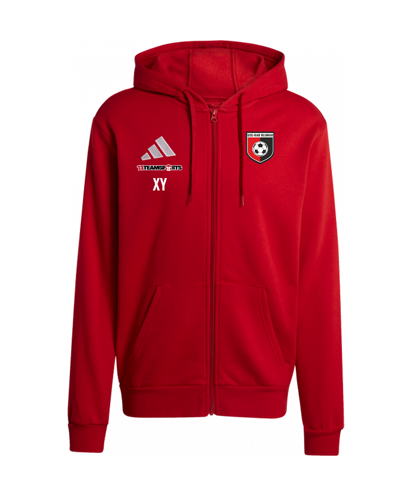 adidas Entrada 26 Kapuzenjacke Rot USC Bad Blumau