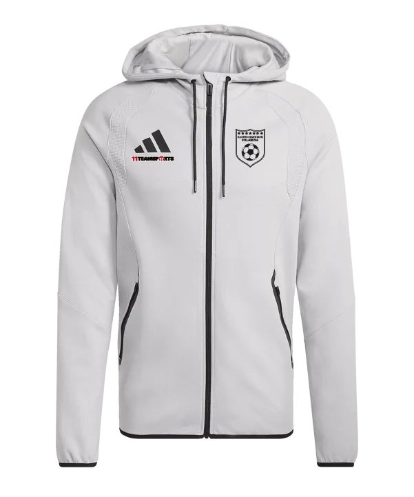 ADIDAS Tiro Travel Hoody Grau Nachwuchszentrum Pöllau Tal