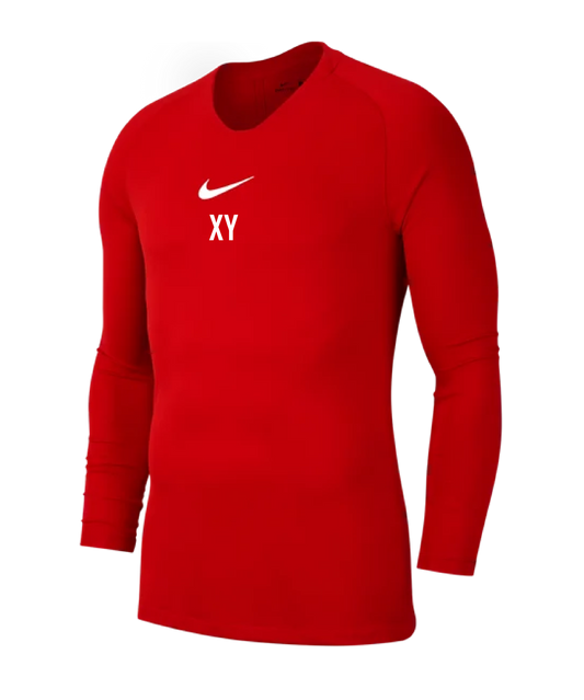 NIKE Park First Layer Top langarm Kids Rot