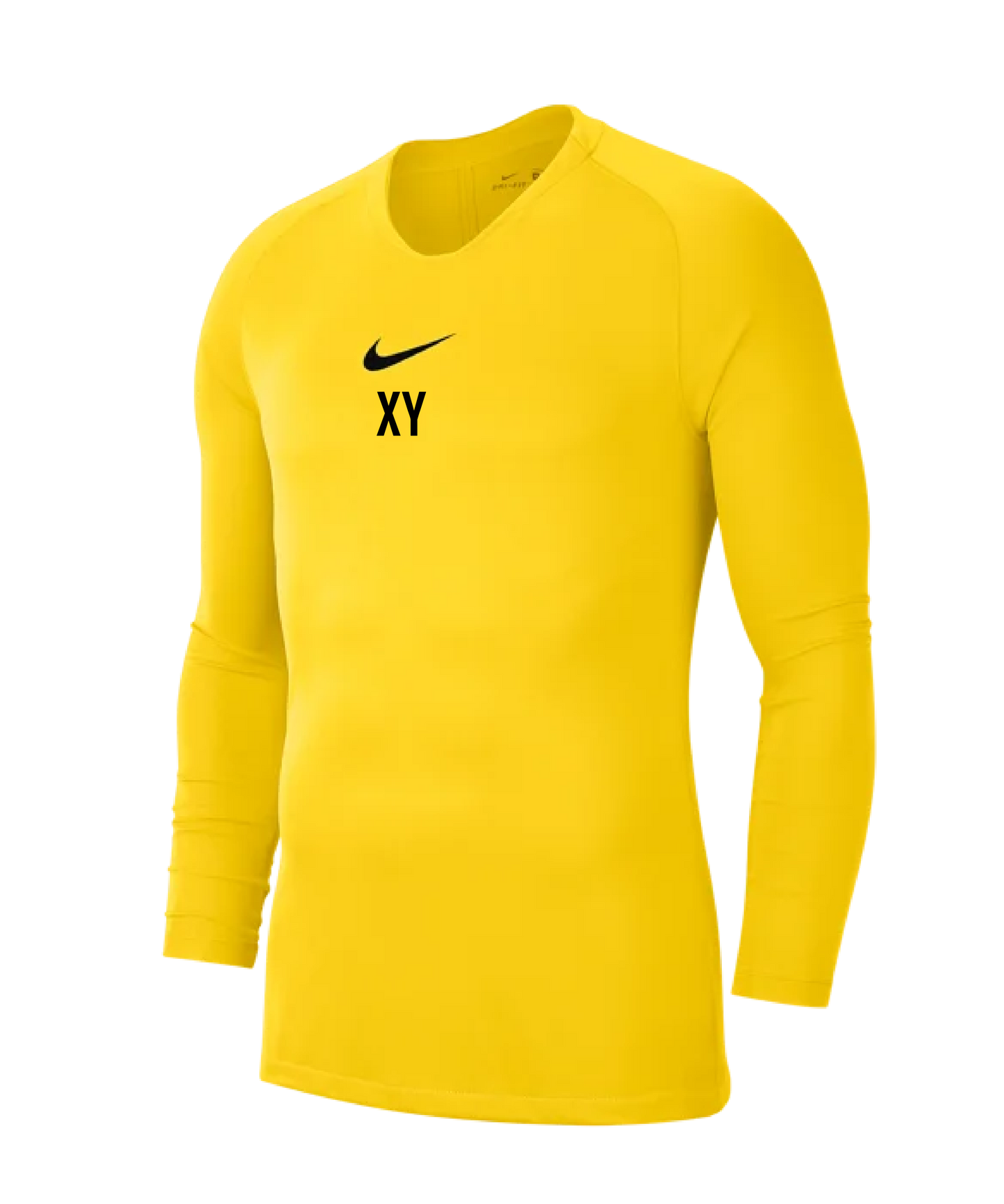 NIKE Park First Layer Top langarm Kids Gelb