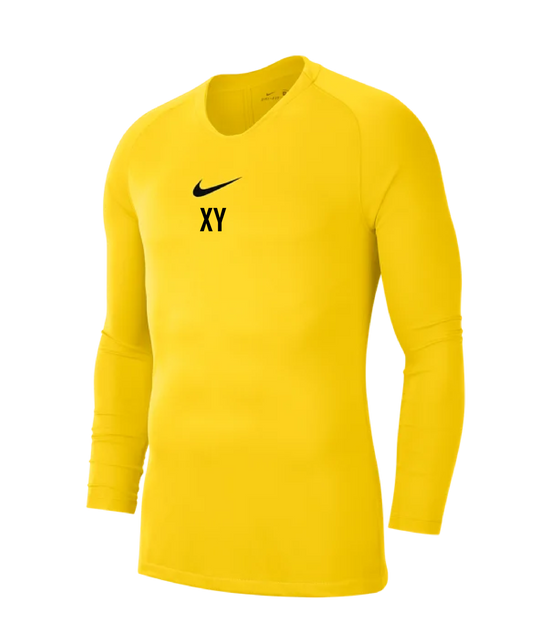 NIKE Park First Layer Top langarm Kids Gelb