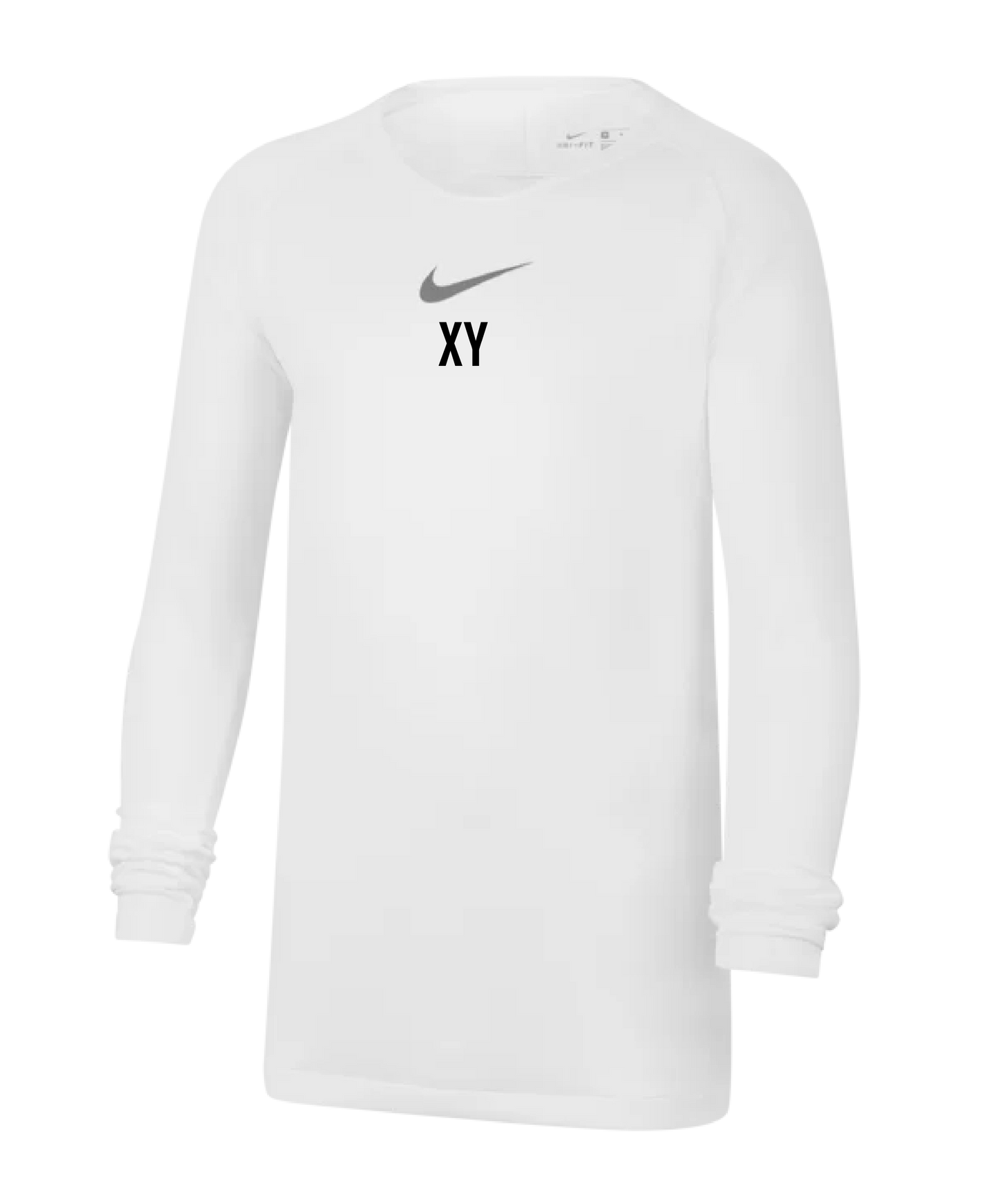 NIKE Park First Layer Top langarm Kids Weiss