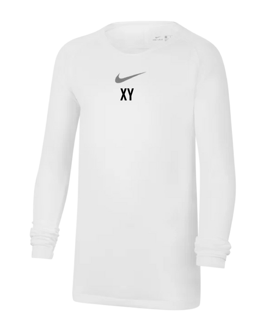 NIKE Park First Layer Top langarm Kids Weiss