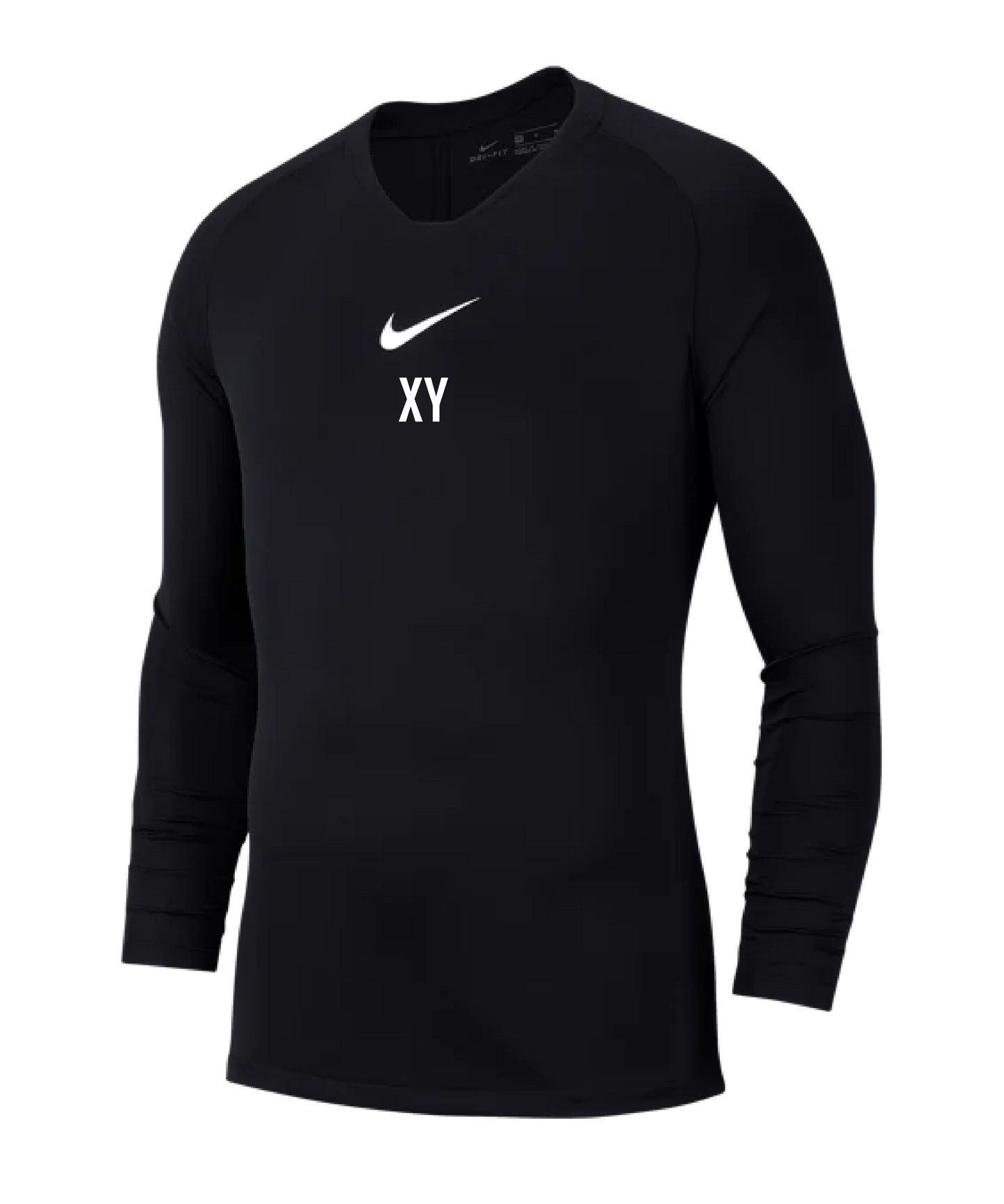 NIKE Park First Layer Top langarm Kids Schwarz