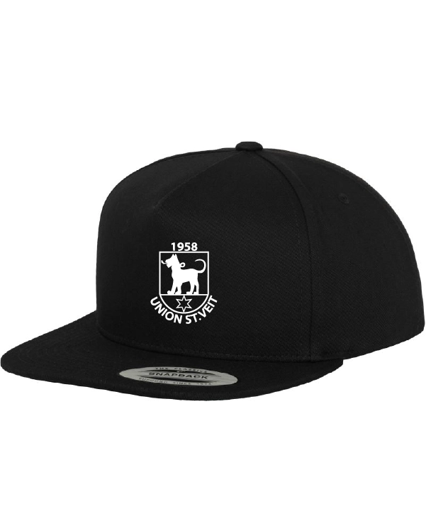 Merch 5 Panel Classic Snapback Cap Black Black Union St. Veit