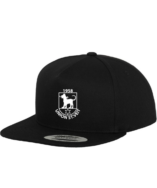Merch 5 Panel Classic Snapback Cap Black Black Union St. Veit