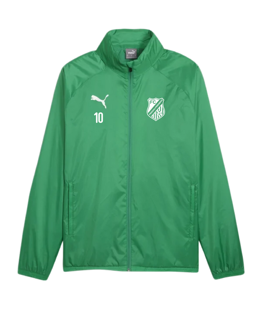 PUMA teamGOAL Allwetterjacke Kids Grün Weiss FC Pinggau-Friedberg Kinder