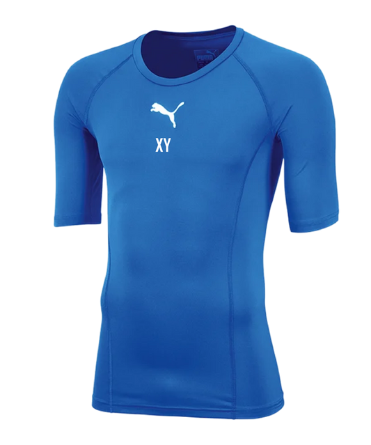 PUMA LIGA Baselayer Shortsleeve Blau