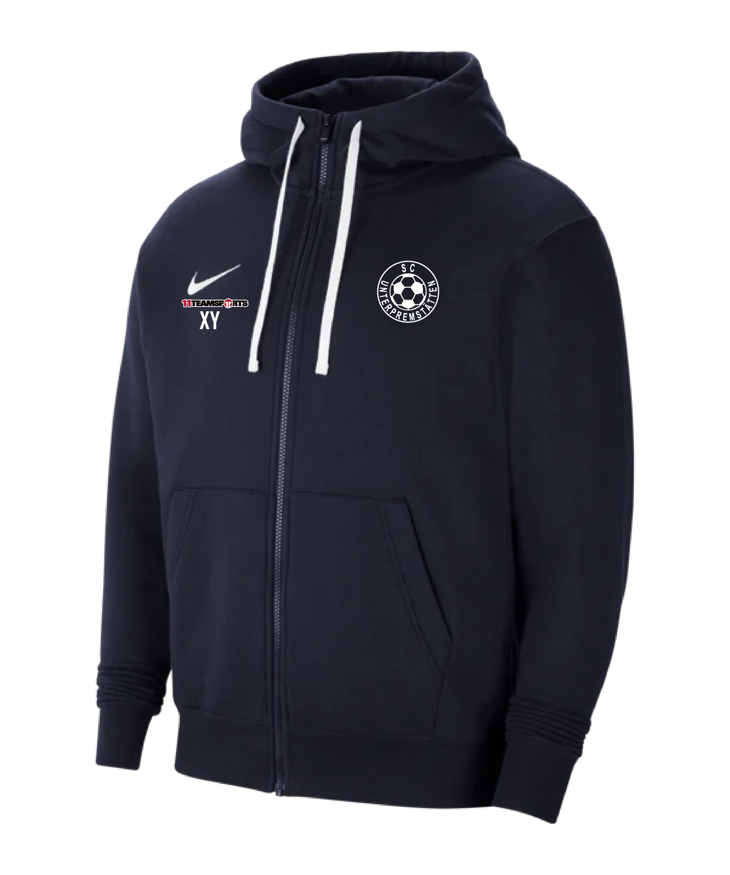 Nike 20 Fleece Kapuzenjacke Kids Blau  SC Unterpremstätten