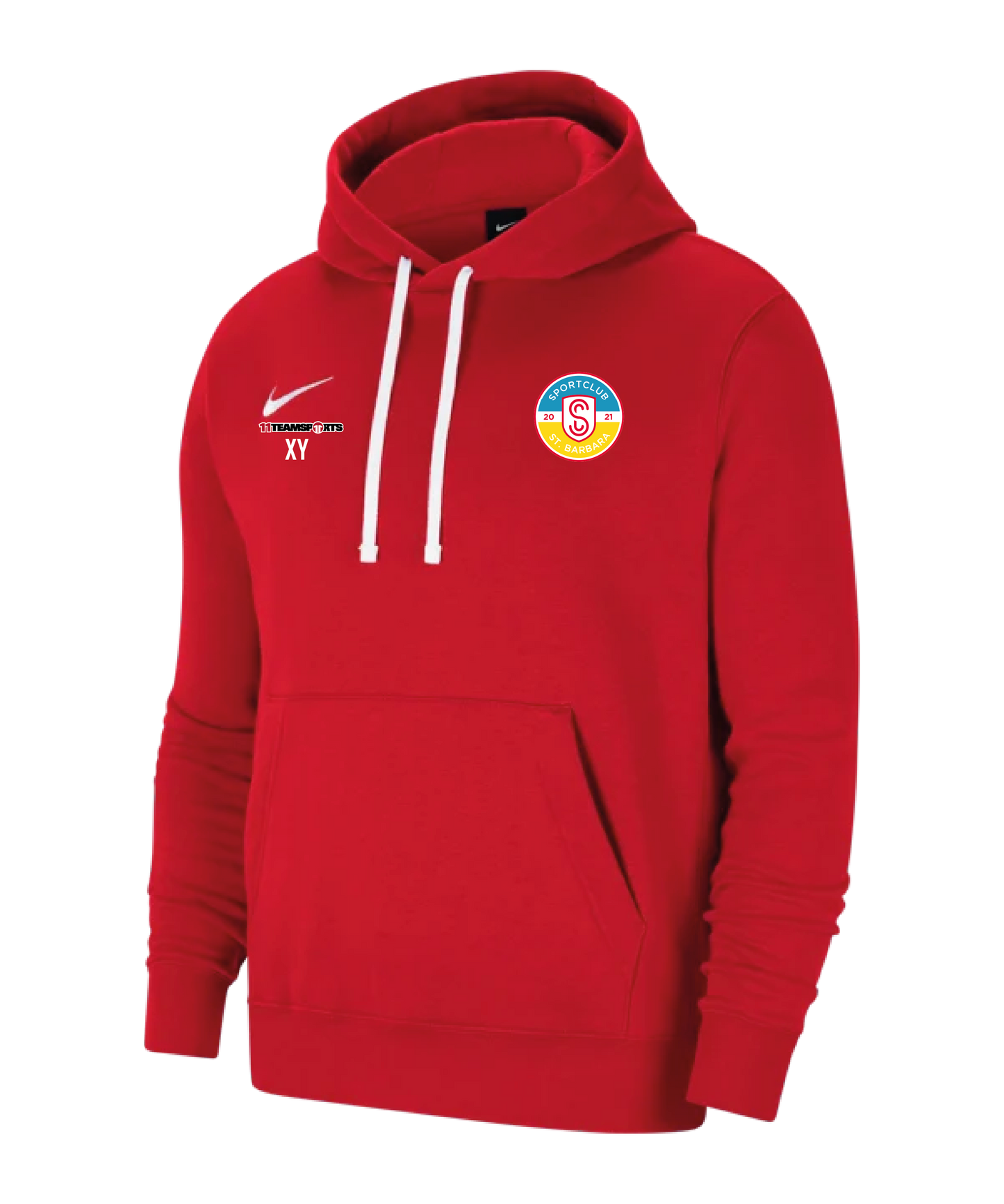 Nike Hoodie rot SC St. Barbara