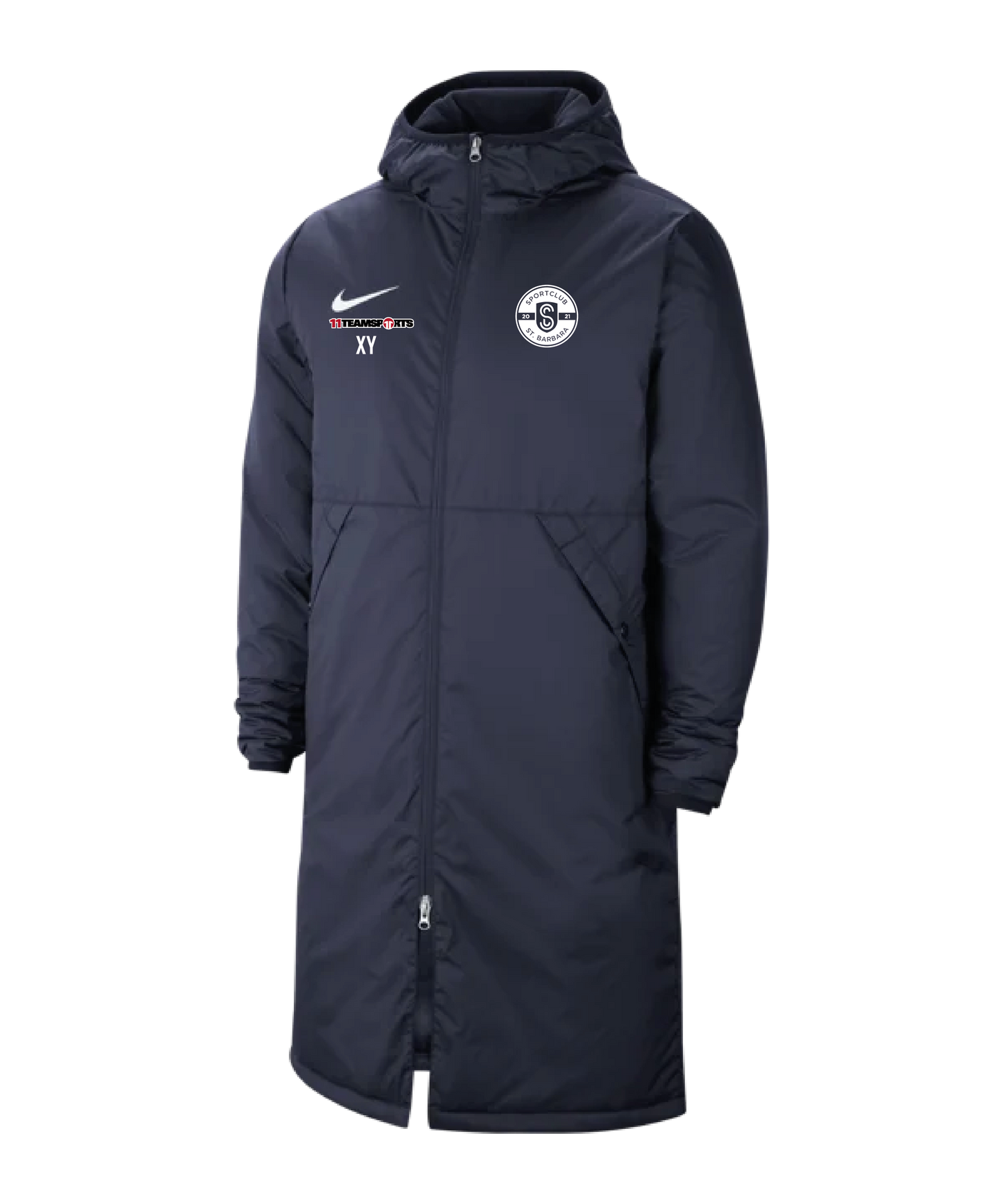 Nike Winterjacke Dunkelblau SC St. Barbara