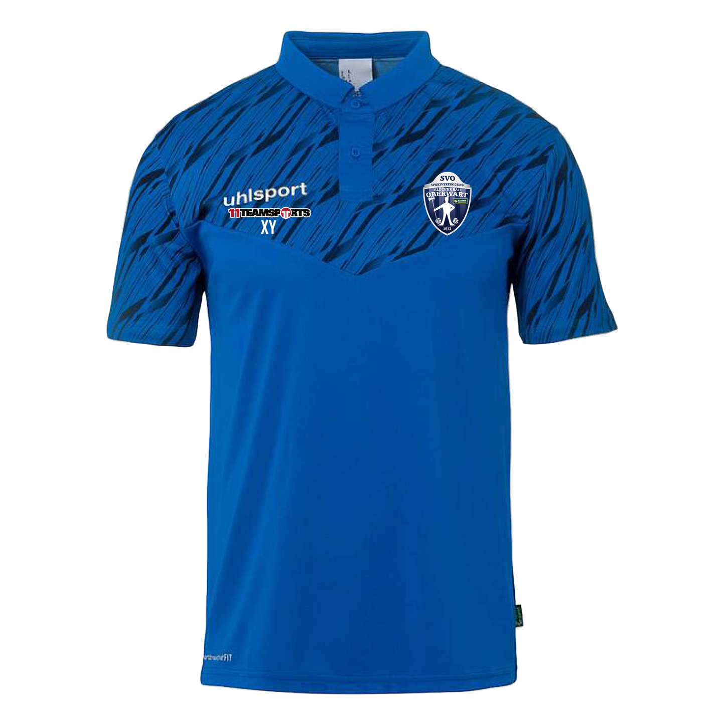 Uhlsport Progressive 28 Polo Shirt Kids Blau SV Oberwart