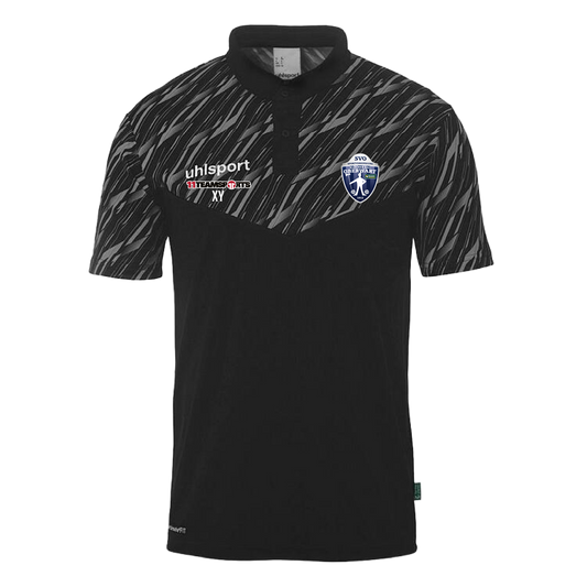 Uhlsport Progressive 28 Polo Shirt Kids Schwarz SV Oberwart