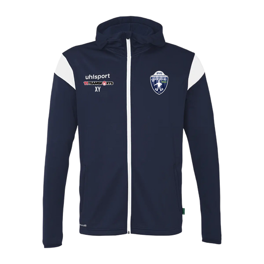 Uhlsport Squad 27 Track Hood Jacke Blau SV Oberwart