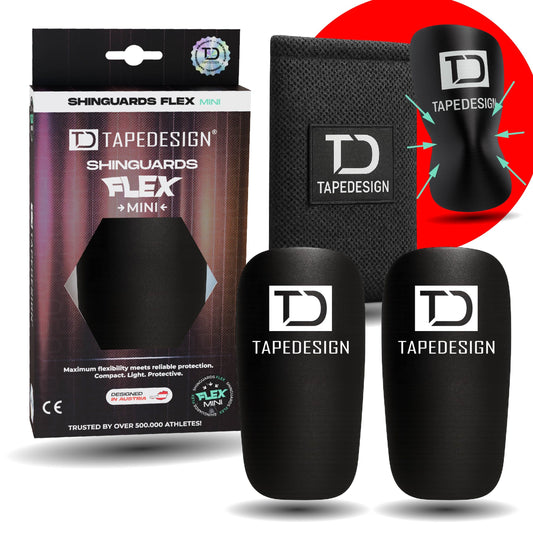 TAPEDESIGN Shinguards Flex Mini Schwarz