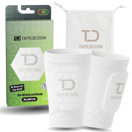 TAPEDESIGN Shinguards Sleeve Weiss