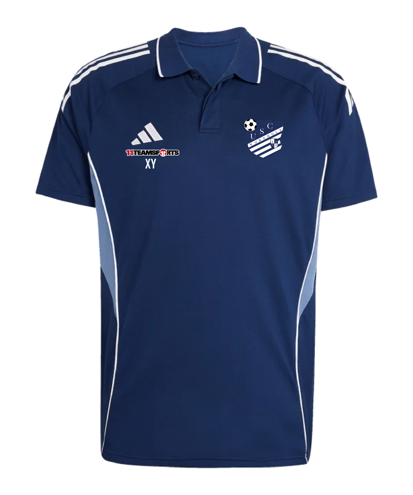 adidas Tiro 25 Competition Polo Blau USC Vornholz