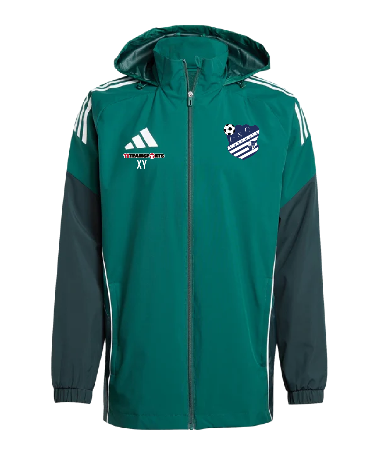 adidas Tiro 25 Competition Regenjacke Grün USC Vornholz