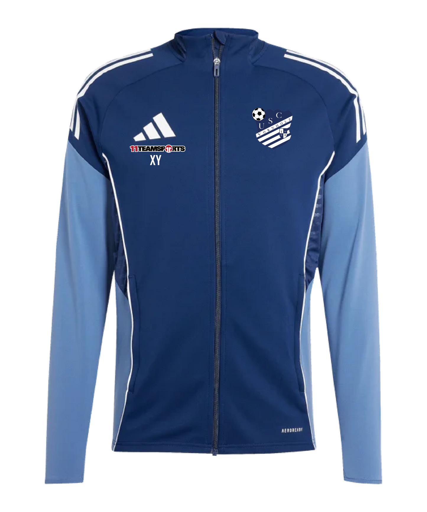 adidas Tiro 25 Competition Trainingsjacke Blau USC Vornholz