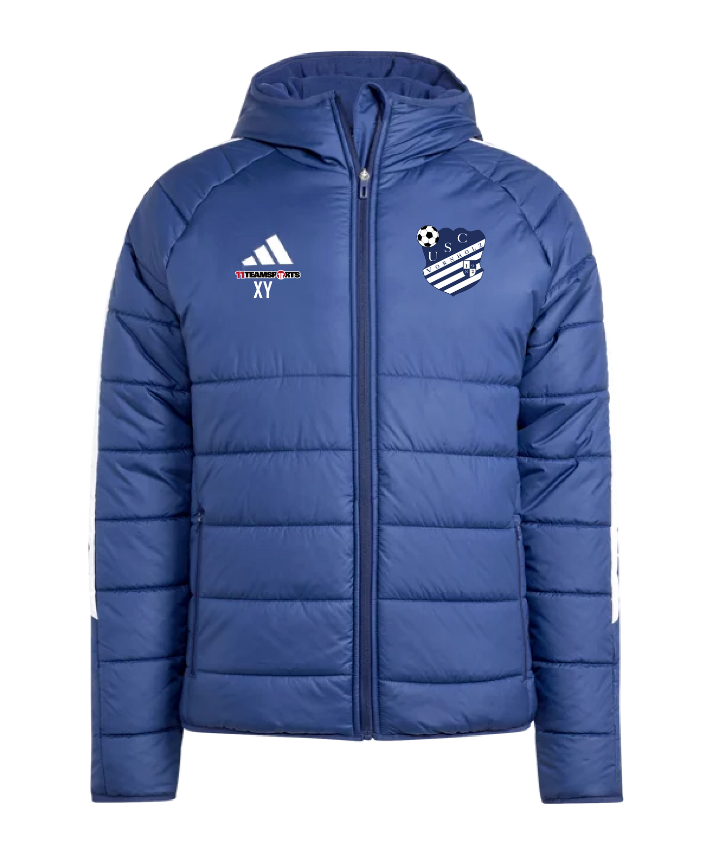 adidas Tiro 24 Winterjacke Blau Weiss USC Vornholz