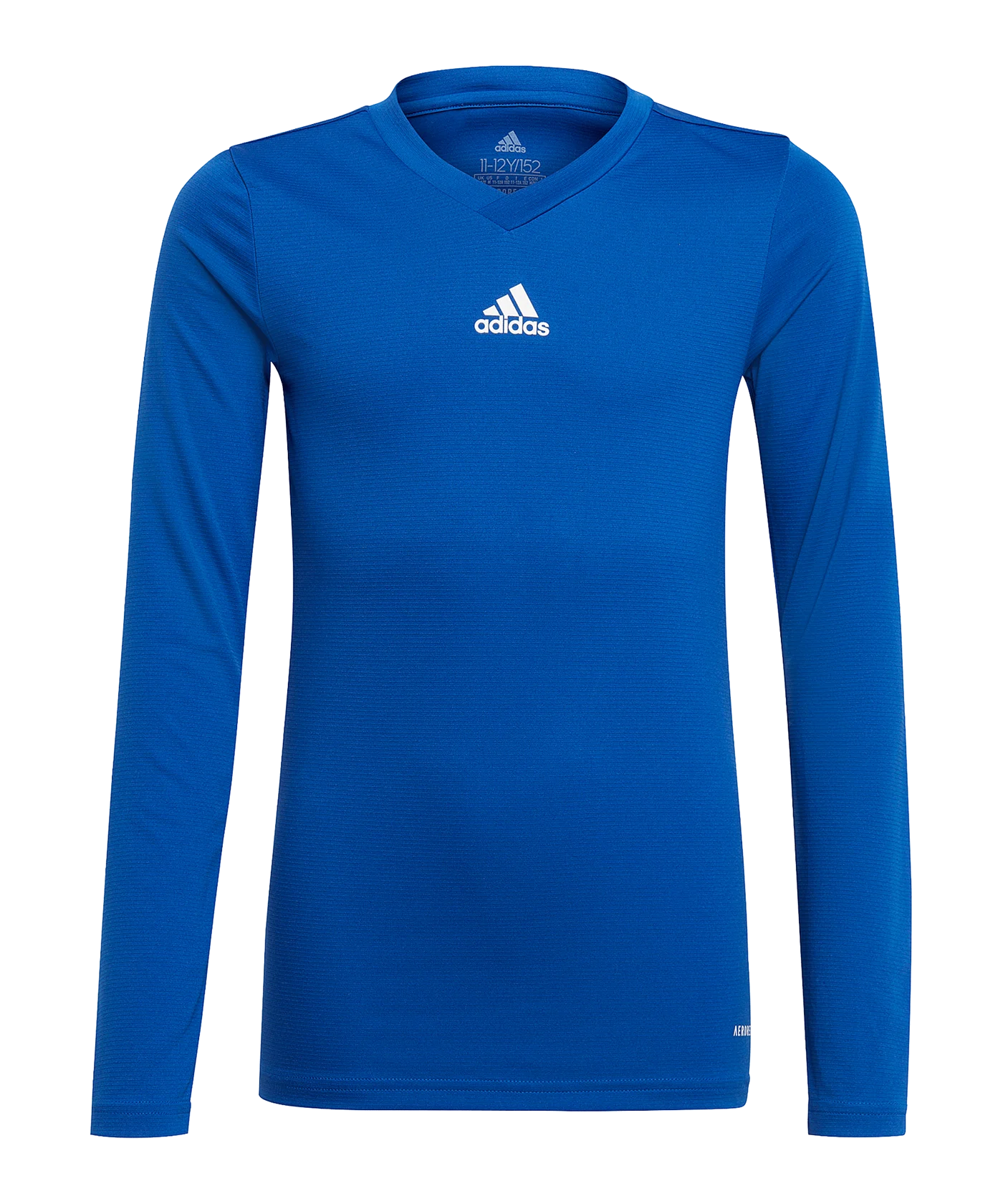 ADIDAS Team Base Top langarm Kids Blau Weiss