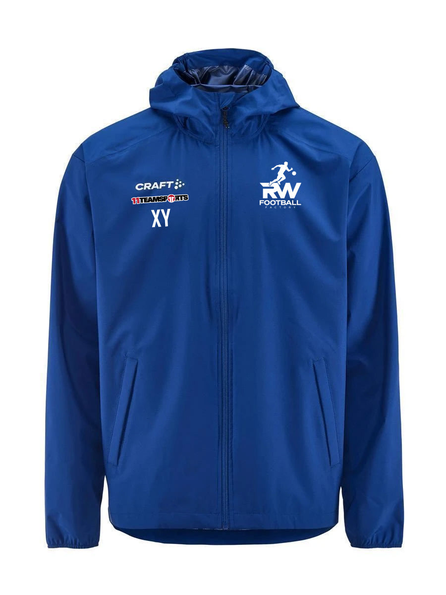 Craft Squad Go Weather Jacket Blau F3460 RW Football Factory
