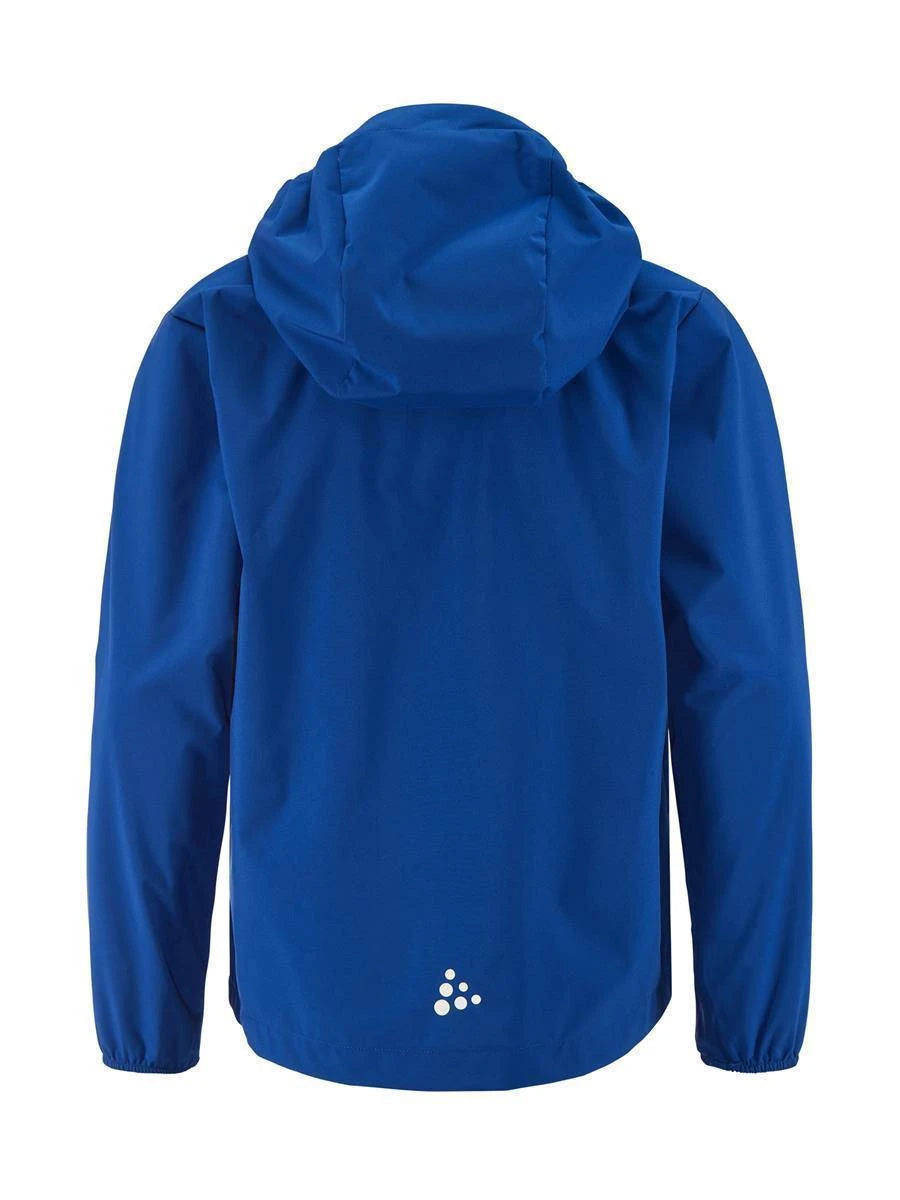 Craft Squad Go Weather Jacket Kids Blau F3460 RW Football Factory