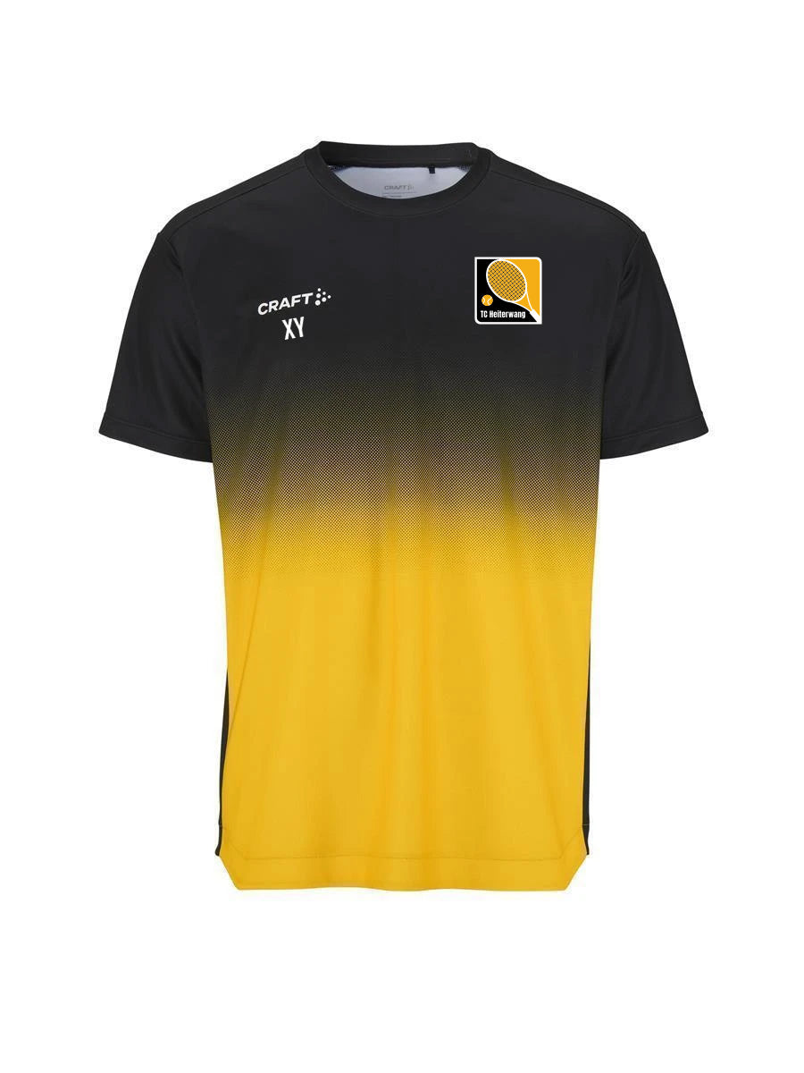 Craft Evolve 2.0 Structured Graphic Jersey Schwarz Gelb F999552 TC Heiterwang