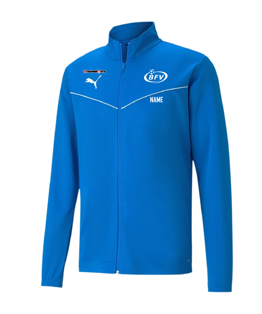PUMA teamRISE Poly Trainingsjacke Kids Blau BFV