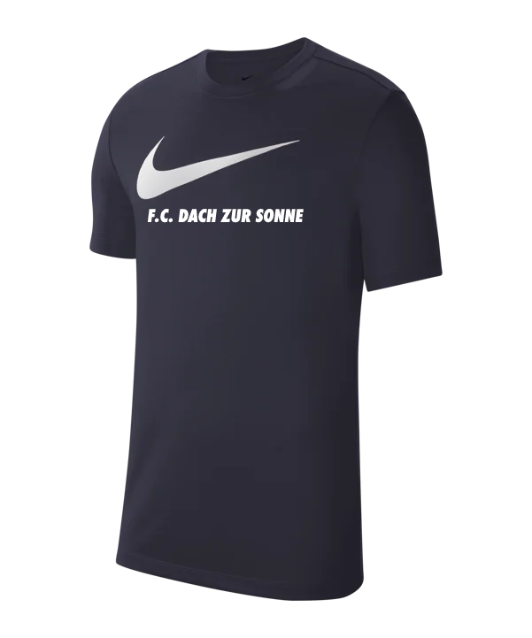 NIKE Park 20 T-Shirt Swoosh Blau FC Dach zur Sonne