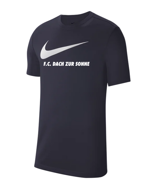 NIKE Park 20 T-Shirt Swoosh Blau FC Dach zur Sonne