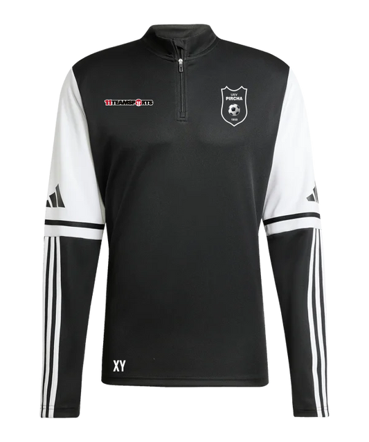ADIDAS Squadra 25 HalfZip Sweatshirt Kids Schwarz USV Pircha