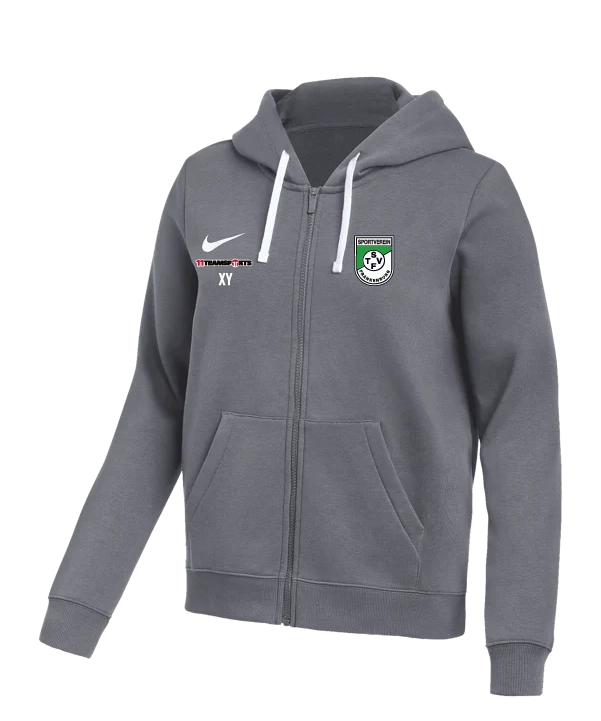 NIKE Park 26 Kapuzenjacke Damen Grau TSV Frankenburg