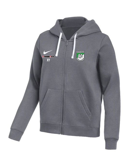 NIKE Park 26 Kapuzenjacke Damen Grau TSV Frankenburg