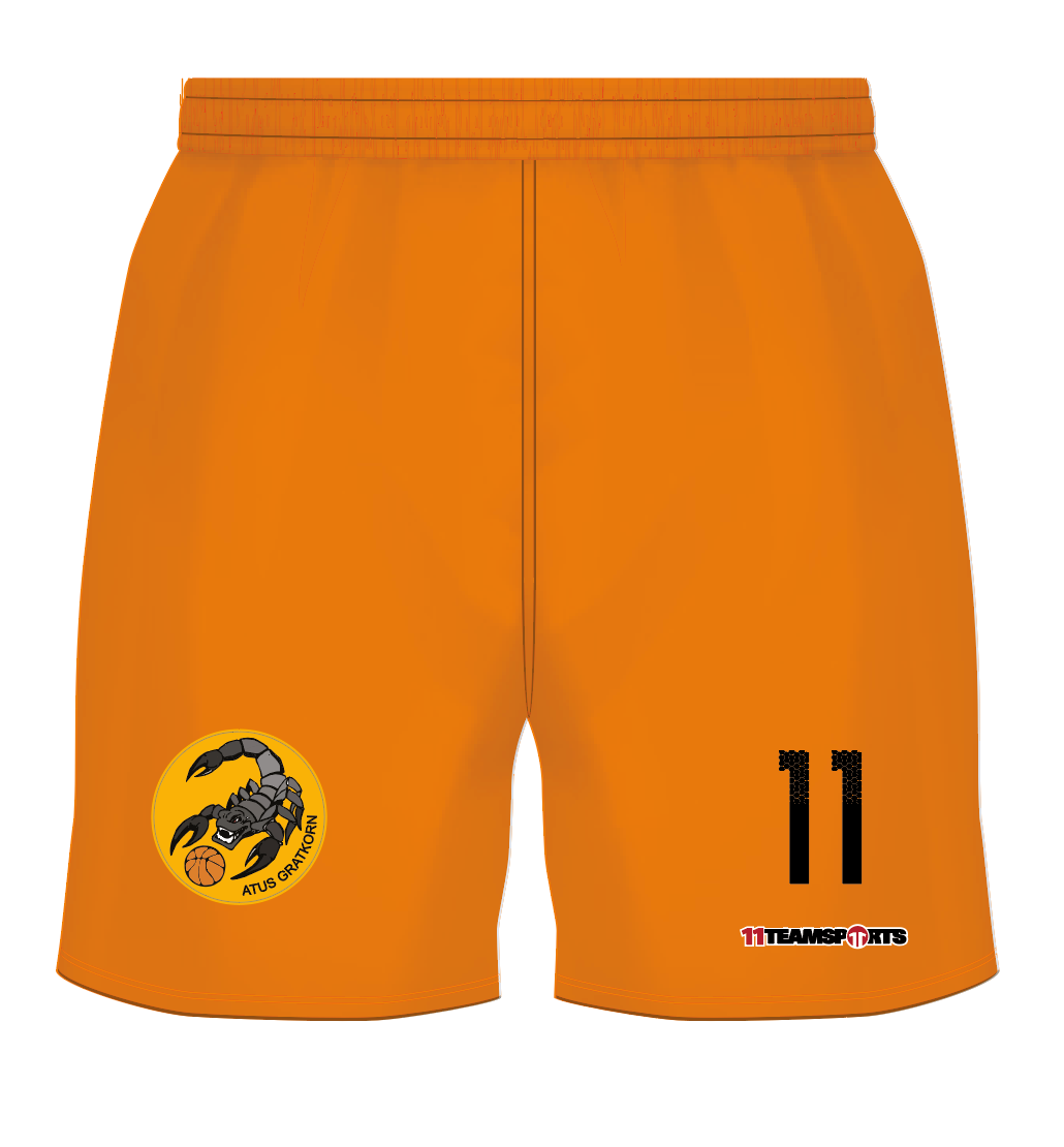 SanSirro Baskeball Hose Erwachsen Orange Gratkorn Scorpions