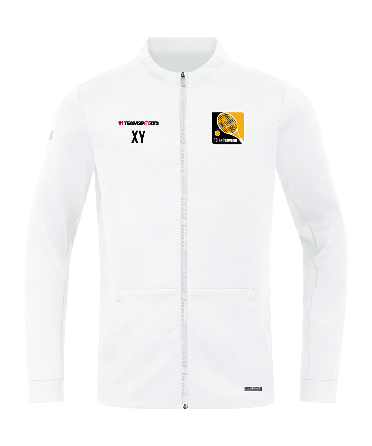 JAKO Pro Casual Jacke Weiss F000 TC Heiterwang