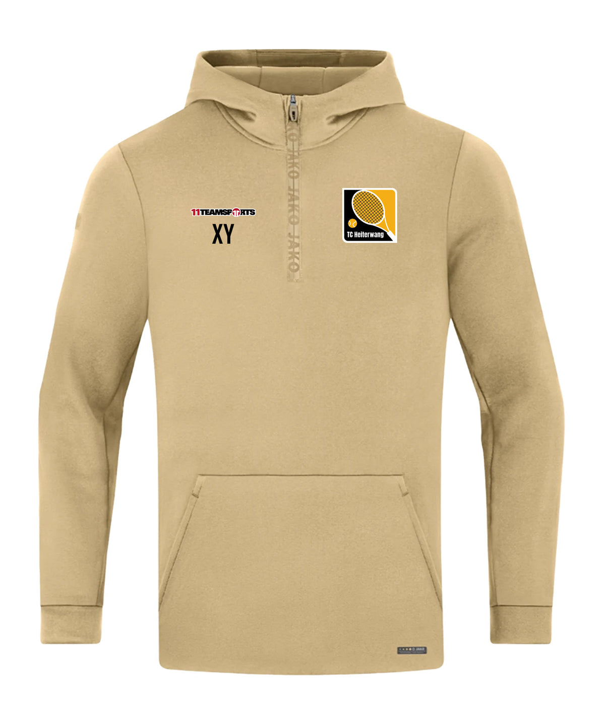 JAKO Pro Casual Hoody Beige F385 TC Heiterwang