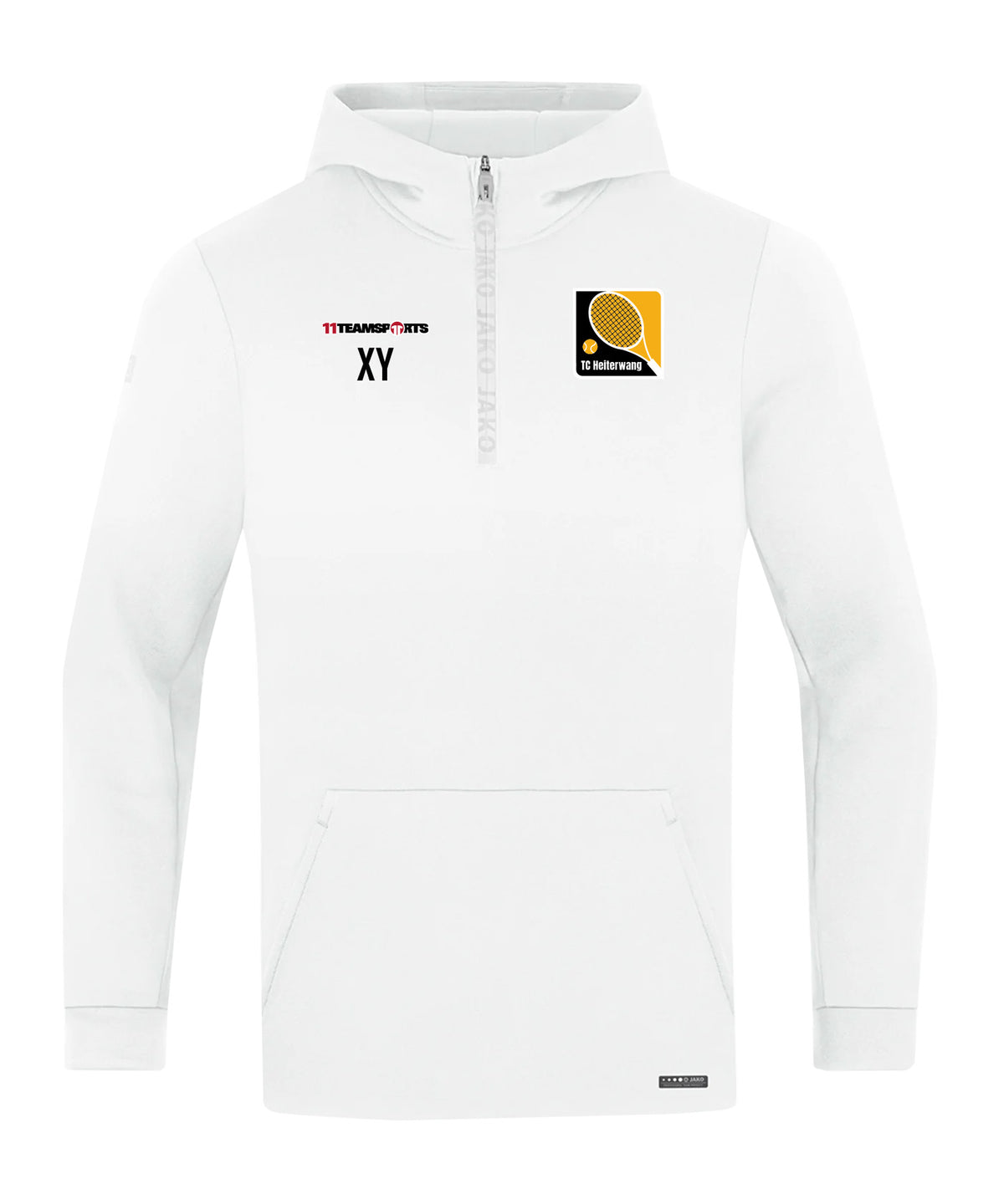 JAKO Pro Casual Kapuzenjacke Weiss F000 TC Heiterwang