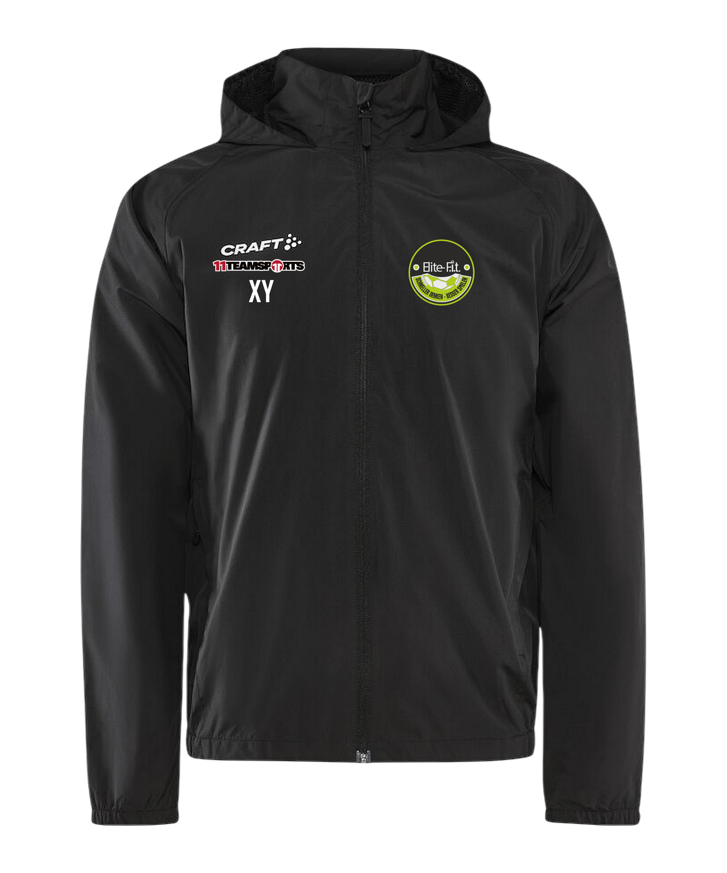 CRAFT Evolve Regenjacke Schwarz Elite-FIT