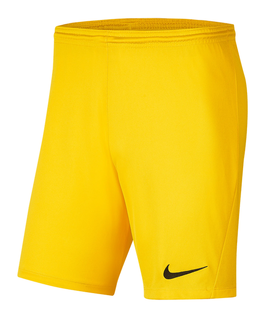 NIKE Park III Short Gelb