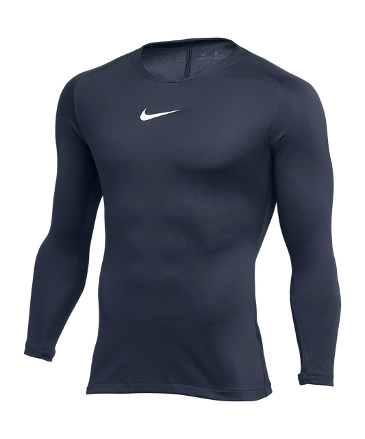 NIKE Park First Layer Top langarm Kids Blau