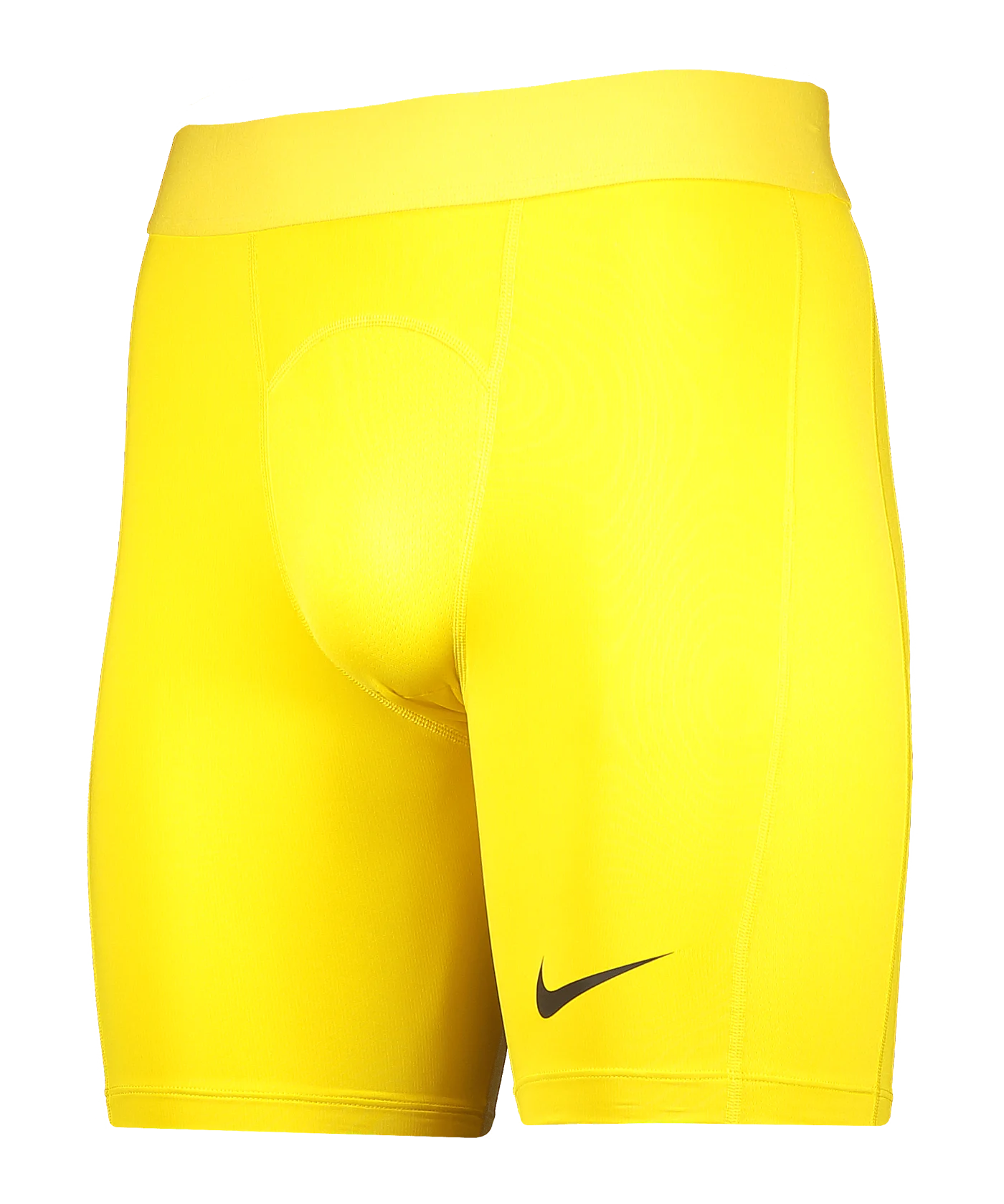 NIKE Pro Strike Short Gelb Weiss