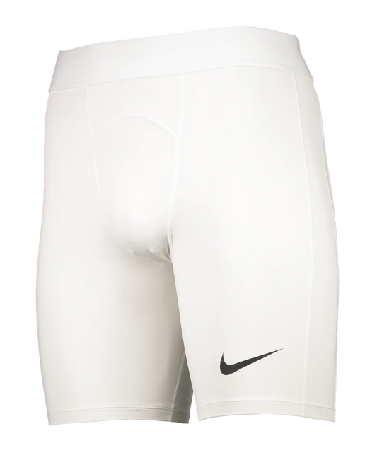 NIKE Pro Strike Short Weiss Schwarz