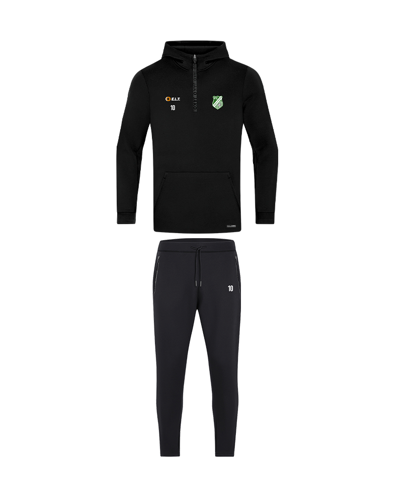 JAKO Präsentationsanzug Schwarz FC Pinggau-Friedberg