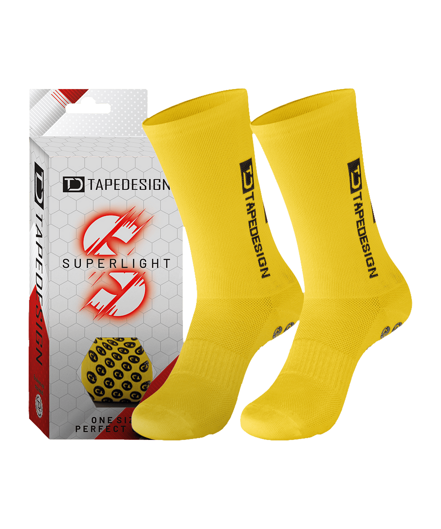 TAPEDESIGN Gripsocks Superlight Socken Gelb