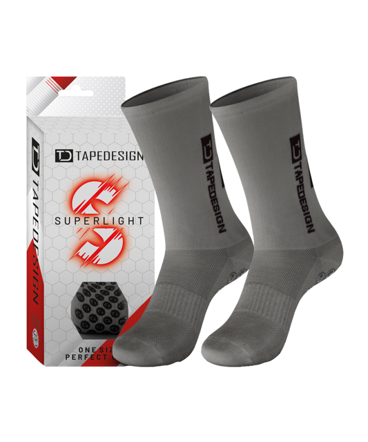 TAPEDESIGN Gripsocks Superlight Socken Grau